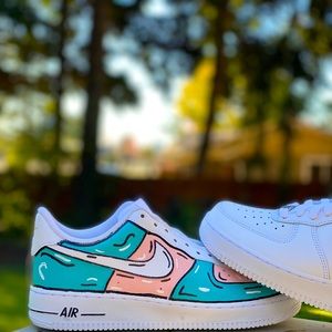 Cartoon themed AF1’s